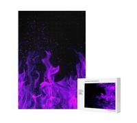 Puzzle en Bois de 300 pièces « Flamme Violette » pour s'amuser en Famille.