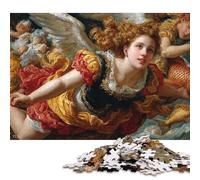 Puzzle en Bois de 300 pièces « La Grâce Divine et Les Poissons » pour Adultes et Adolescents - Cadeau d'halloween - Puzzle éducatif (40 x 28 cm)