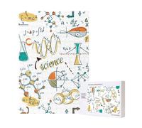 Puzzle en Bois de 300 pièces pour Adultes, idéal pour Les Sciences, la biologie et la Chimie. Coffret Cadeau Inclus.