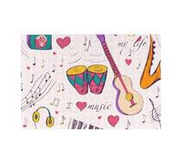 Puzzle en Bois de 300 pièces sur Le thème « La Musique Blues, C'est ma Vie » pour Adultes et Seniors