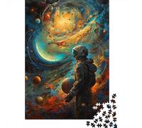 Puzzle en Bois de 500 pièces « Au-delà de l'horizon » - Activité familiale - Cadeau de Noël - 500 pièces (52 x 38 cm)