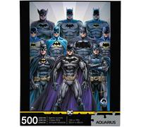 Dc Comics Batman Batsuits 500 Pieces Puzzle Bleu