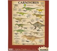 Puzzle En Bois De 500 Pièces Des Dinosaures Carnivores Du Smithsonian