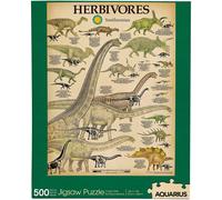 Puzzle En Bois De 500 Pièces Des Dinosaures Herbivores Smithsonian