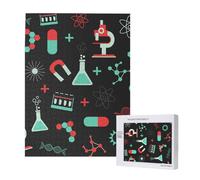 Puzzle en Bois de 500 pièces, Jeu Familial pour Adultes et Adolescents,Chimie Verte et modèles scientifiques