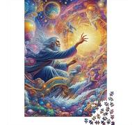 Puzzle en Bois de 500 pièces pour Adultes, Puzzle carré Fantastique sur Le thème des Dieux, Jeux familiaux, Cadeaux de Noël, 500 pièces (52 x 38 cm)