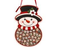 Puzzle en bois de Noël - Jouet créatif - Activité difficile | Puzzles en bois pour enfants pour l'intérieur et l'extérieur, fête, maison, anniversaire, vacances