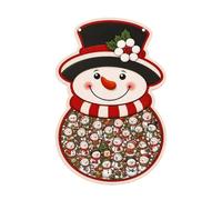 Puzzle en bois de Noël - Jouet créatif - Activité difficile | Puzzles en bois pour enfants pour l'intérieur et l'extérieur, fête, maison, anniversaire, vacances