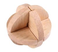 Puzzle en bois de pensée - Jouet éducatif d'esprit | Puzzles de démêlage à assembler | Jeux de château emboîtables Kongming Lock Luan Ball, pour enfants et adultes, puzzle en bois 3D