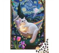 Puzzle en Bois De Qualité Supérieure 1000 Pièces - Chat British Shorthair | Défi Visuel pour Toutes Générations | Assemblage Précis, Satisfaction Totale