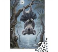 Puzzle en Bois De Qualité Supérieure 1000 Pièces - Koala | Défi Visuel pour Toutes Générations | Assemblage Précis, Satisfaction Totale