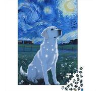 Puzzle en Bois De Qualité Supérieure 1000 Pièces - Labrador Retriever | Défi Visuel pour Toutes Générations | Assemblage Précis, Satisfaction Totale