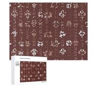 Puzzle en bois de vache du Sud-Ouest pour adultes - Puzzle en bois pour la fête des mères - Puzzle de qualité supérieure avec design artistique unique - Cadeau d'anniversaire pour tous les âges - 500