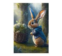 Puzzle en Bois Décoratif Peter Rabbit's Adventure in The Forest pour Adultes, 300 PCS