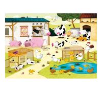 Puzzle 12 pièces LA FERME Puzzle Michele Wilson Multicolore Multicolore G
