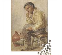 Puzzle en Bois Dessin 1000 Pièces, William Henry Hunt Puzzles Impossible, Casse-tête Tableaux célèbres du Monde, Art De Mur Moderne Cadeau Unique Home Decor, pour Adolescents Et Adultes Cadeaux