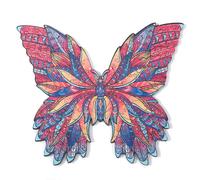 Puzzle en bois diy en forme de silhouette. Avec des pièces individuelles.