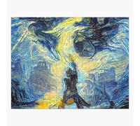 Puzzle en bois Dragon Age Inquisition Nuit étoilée 300 pièces 38x26 cm jouet décoration mu