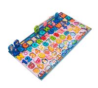 Puzzle en Bois Éducatif - Numéro de Alphabet Jeu de Matching Pegboard, Ensemble De Jouets En Cuir | Formes De Maternelle Amusantes S'Adaptant À Une Planche En Bois, Activité De Puzzle Lié