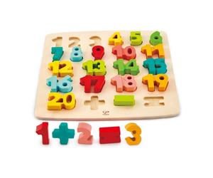 Puzzle en Bois Éducatif pour Initiation aux Mathématiques