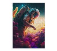 Puzzle en Bois Élégant Mission in Space pour Adultes, 300 PCS