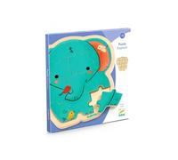 Puzzle en bois éléphant