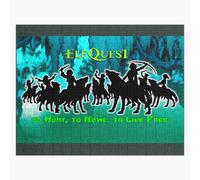 Puzzle en bois ElfQuest : Chasser, hurler, vivre libre ! 300 pièces 38x26 cm jouet décoration mura