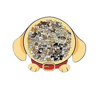 Puzzle en bois en forme d'animal - Pièces en bois faites à la main, disposition de formes irrégulières, défi d'assemblage artistique, exercice de coordination visuelle | Pour espace d'étude, intérieur