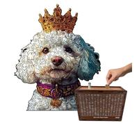 Puzzle en bois en forme de chien | anti-stress - puzzles d'ingéniosité - pour collectionneurs, amateurs de chiens, familles, anniversaires, soirées de jeux, maison, salon, chambre