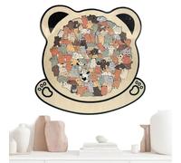 Puzzle en Bois en Forme De Chien Mignon, Puzzles en Bois Colorés en Forme De Chien pour Adultes Et, Encadrés par Un Adorable De Chiot, Puzzle Irrégulier Stimulant pour Les Amateurs