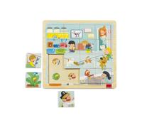 Puzzle en bois et tissu - Clinique Vétérinaire