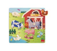 Puzzle en bois et tissu - Maman et Petit