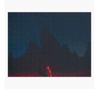 Puzzle en bois Étoile terrestre des Ponts de la Nuit 300 pièces 38x26 cm jouet décoration mur