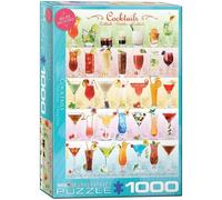Puzzle En Bois Eurographics Cocktails 1000 Pièces 680Mm X 480Mm