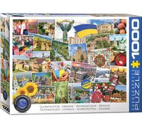 Puzzle En Bois Eurographics Globetrotter Ukraine 1000 Pièces 680Mm X 480Mm