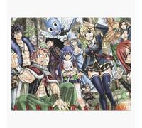 Puzzle en bois Fairy Tail 4 300 pièces 38x26 cm jouet décoration mura