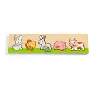 Puzzle en bois farm'n'co multicolore TU