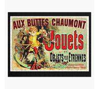 Puzzle en bois Friends Poster Jouets et Objets Pour Etrennes Français Art Print Poster Aux Buttes Chaumont 300 pièces 38x26 cm jouet décoration mur