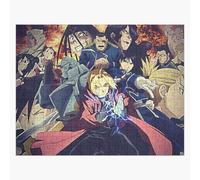 Puzzle en bois Fullmetal Alchemist 8 300 pièces 38x26 cm jouet décoration mura