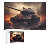 Puzzle en Bois German World War Tank pour Adultes, Format 1000 PCS