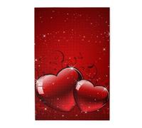 Puzzle en Bois Glitters Love Hearts pour Adultes, 1000 pièces