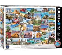Puzzle En Bois Globetrotter Mexique 1000 Pièces 680Mm X 490Mm (Pz)