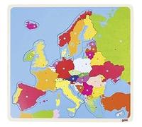 Puzzle en bois - GOKI - Europe - 35 pièces - Voyage et cartes