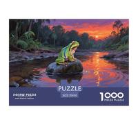 Puzzle en Bois Grenouille dard venimeux forêt Tropicale Classiques Jouets Défi Cadeau Unique Animal 1000 Pièces Divertissement Adultes Et Enfants 70x50cm/1000pcs