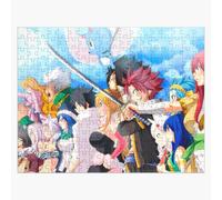 Puzzle en bois Groupe I de Fairy Tail 300 pièces 38x26 cm jouet décoration mura