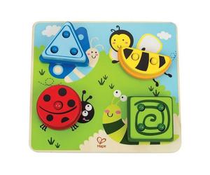 Puzzle en bois Hape Petits insectes du jardin - Jouets en bois