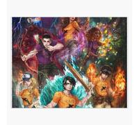 Puzzle en bois Héros de l'Olympe 300 pièces 38x26 cm jouet décoration mur