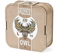 Puzzle en bois Hibou grand format - Graine Créative