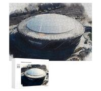 Puzzle en Bois Illustré Allegiant Stadium pour Adultes, 300 PCS