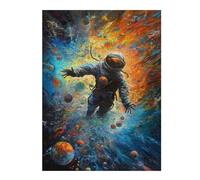 Puzzle en Bois Illustré Swallowed by The Universe pour Adultes, 500 PCS